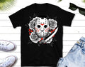 Jason Voorhees Floral T-Shirt