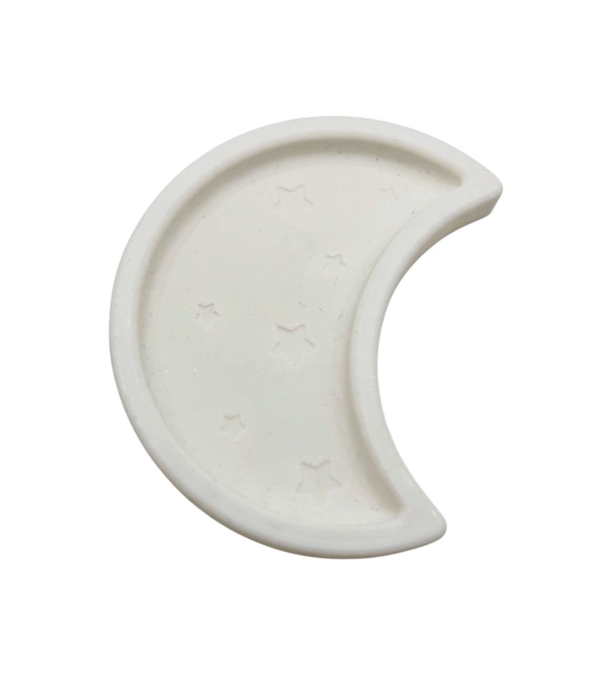 Crescent Moon & Stars Ceramic Trinket Dish – Celestial Jewelry Tray & Catchall