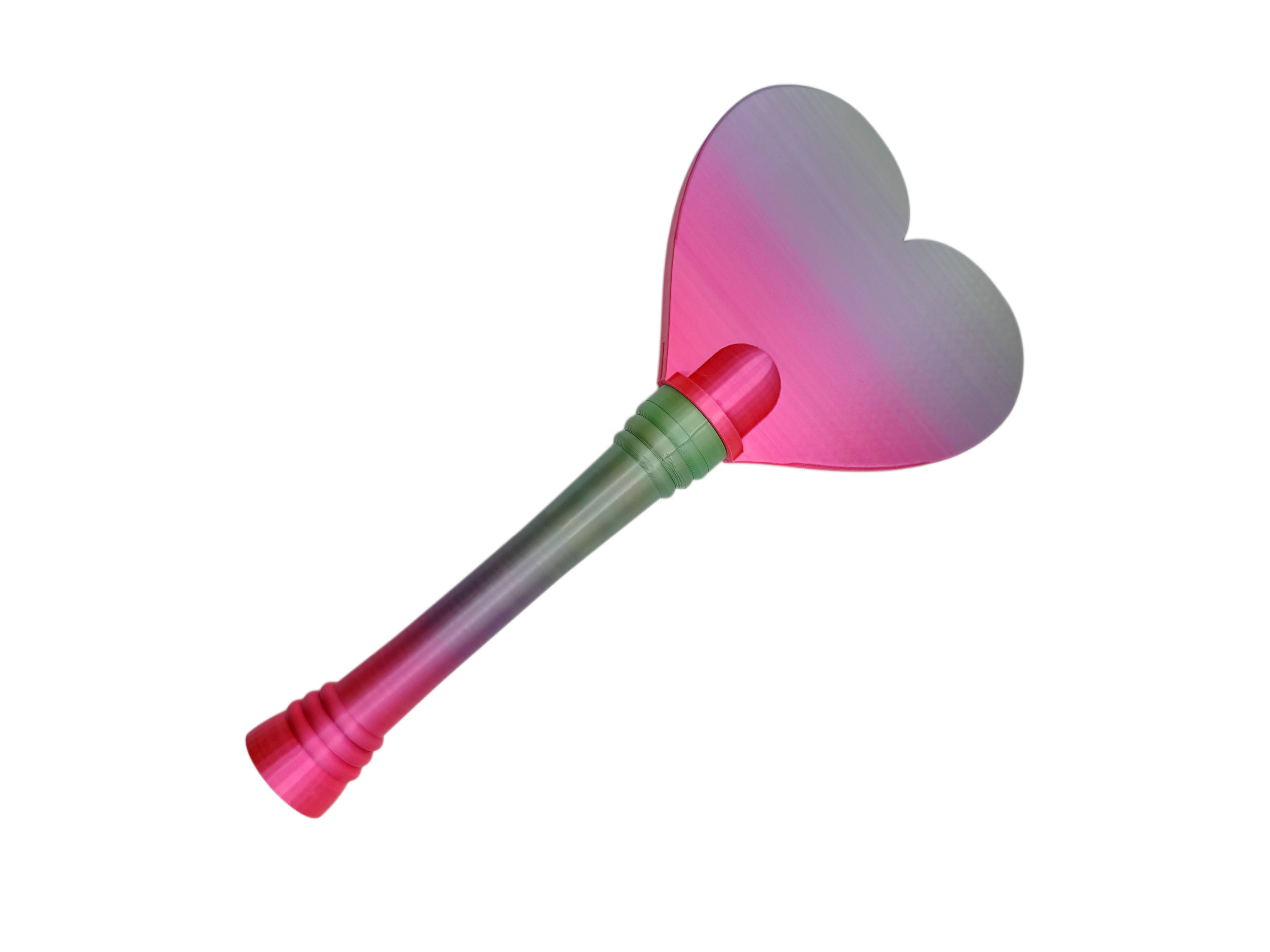 Pink Heart Tap to Pay Wand | Contactless Payment Card Holder